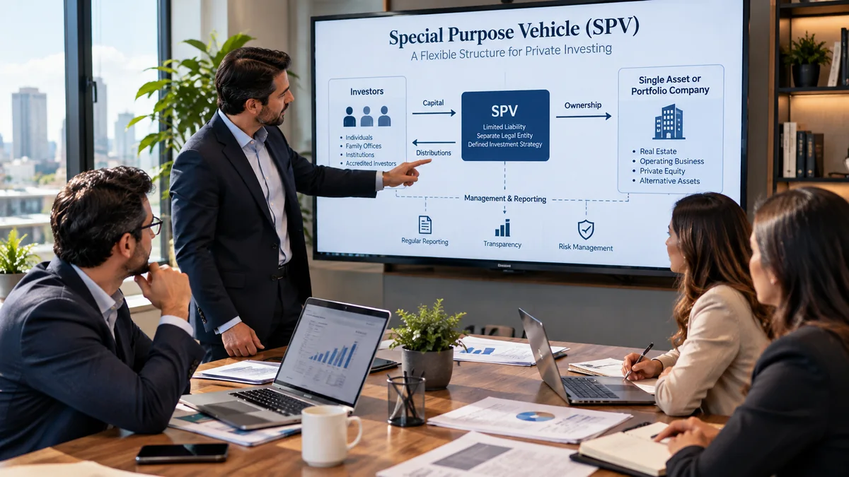 What Is an SPV in Private Investing? A Guide for Accredited Investors